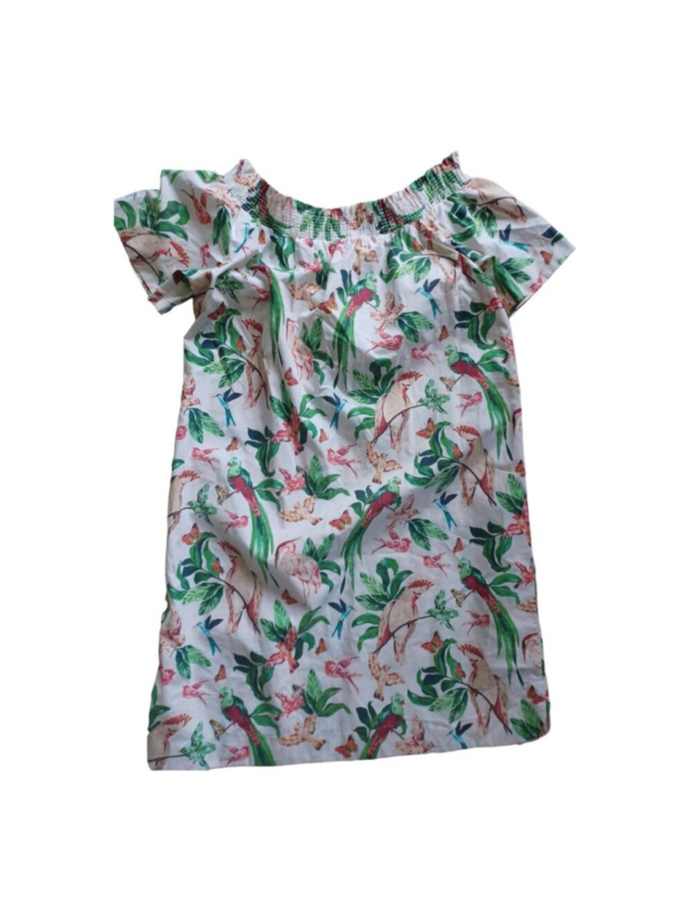 Ann Taylor Factory NWT cotton shoulder dress M